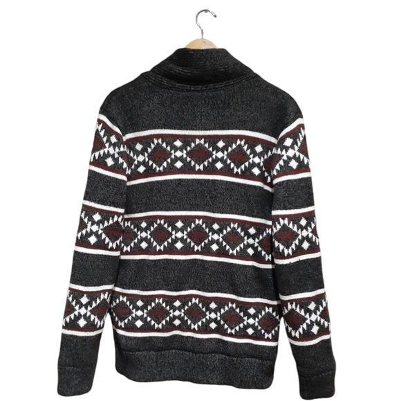 Buffalo David Bitton Men's Worthy Lined Chunky Knit Cardigan Sweater Size Small - Picture 3 of 9